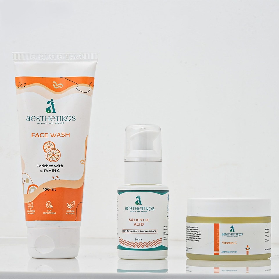 Vitamin C Glow Duo — Face Wash + Moisturizer + Serum